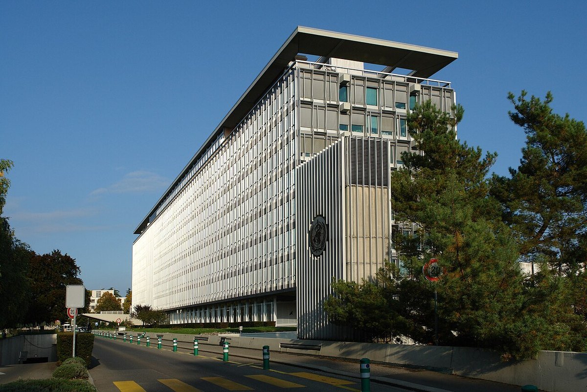 World Health Organization headquarters building in Geneva, Switzerland